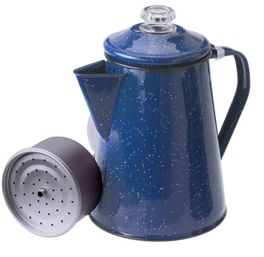 Enameled Steel Perculator 8 Cup